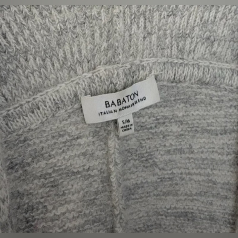 Aritzia Babaton Javier Cocoon Mohair Alpaca Blend Cardigan EUC Size S/M - Picture 9 of 16